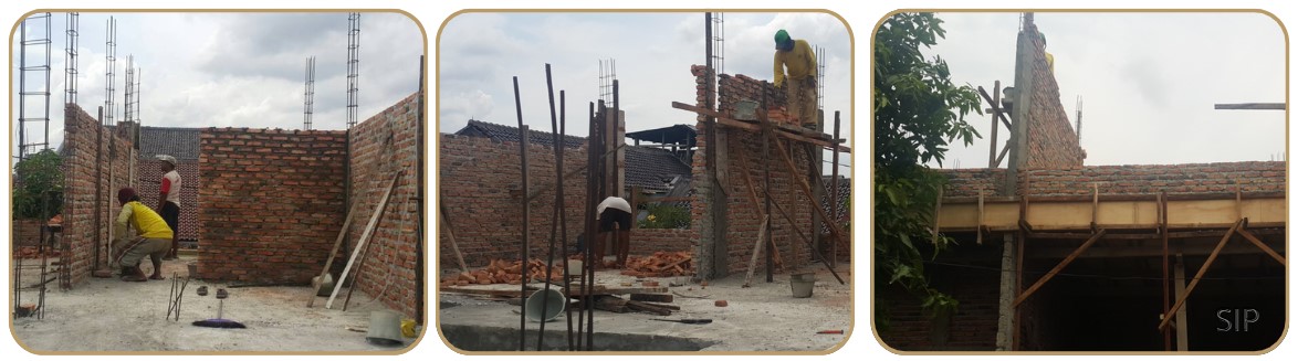 Pemasangan Bata Lantai 2